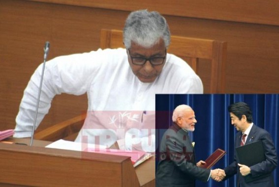 Big blow for CPI-M, China as India-Japan sign 'historic' civil nuclear agreement : Tripura CM said, ‘Modi is giving up Country’s security to foreign !’ Big blow for CPI-M, China as India-Japan sign 'historic' civil nuclear agreement : Tripura CM said, ‘Modi is giving up Country’s security to foreign !’